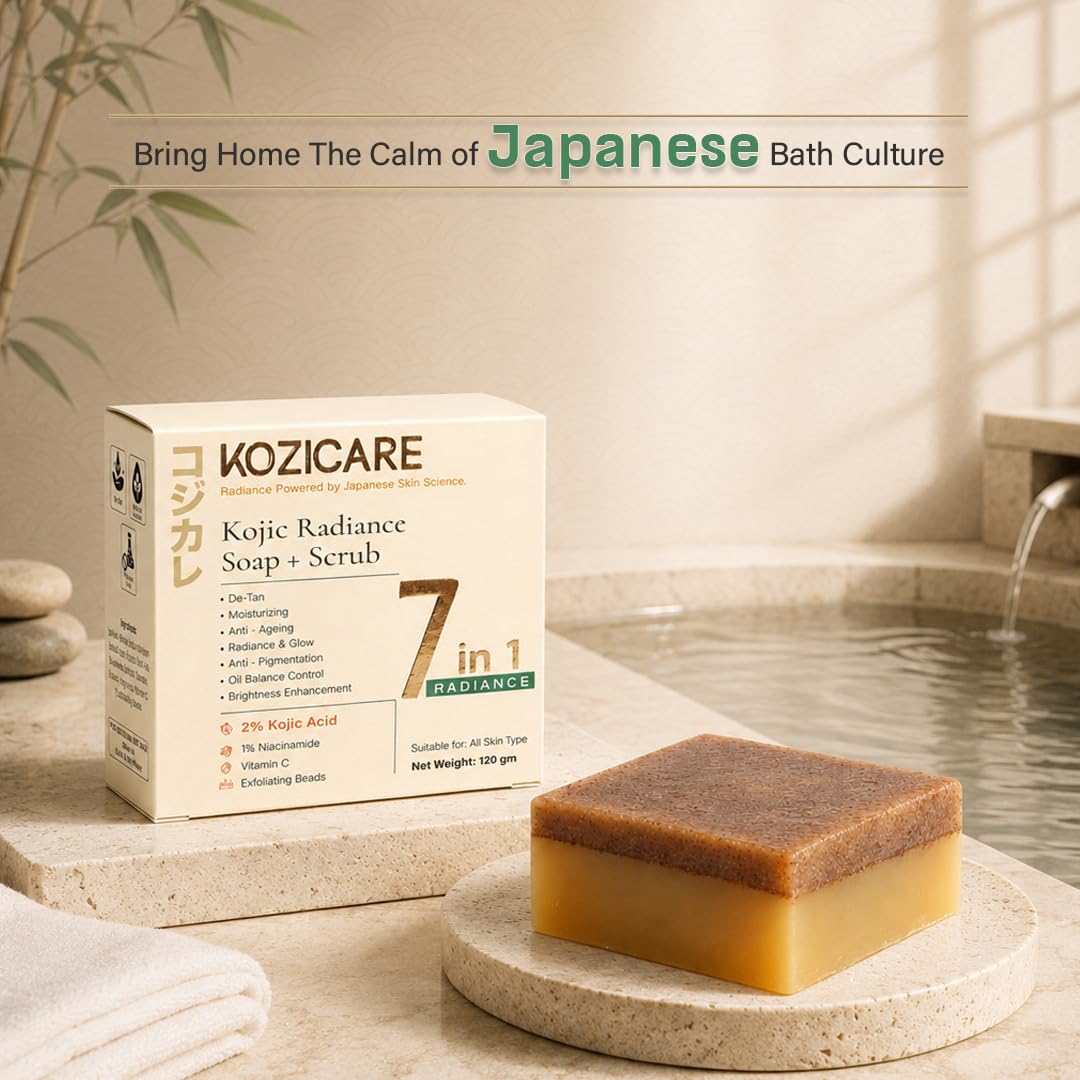QUALIA LUNACER BODY SOAP 2本セット Buy Kozicare Kojic Radiance Soap + Scrub | 7-in-1 Magic Soap Bar